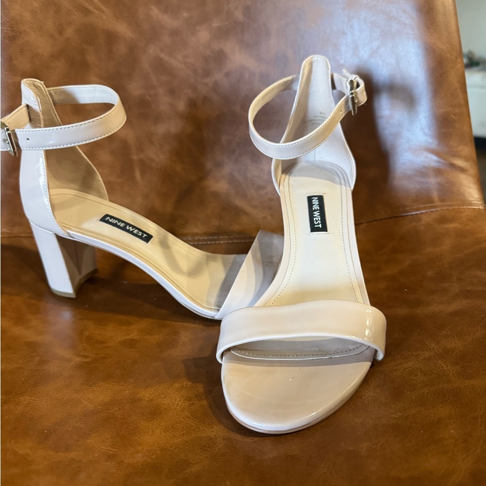 Nine West Women's Beige Heeled Sandals